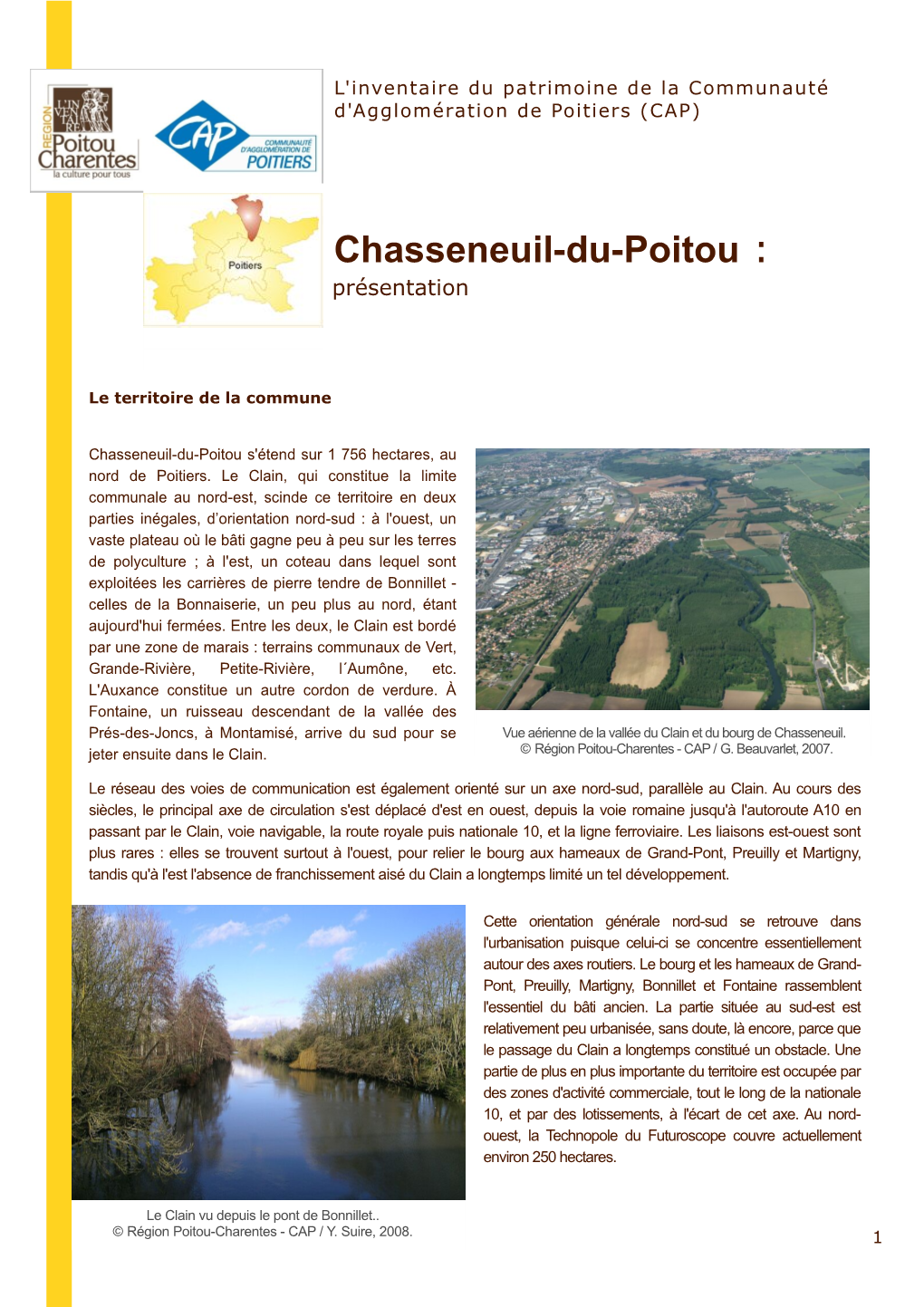 Chasseneuil-Du-Poitou : Présentation