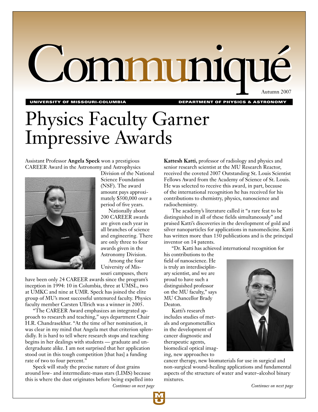 Physics Newsletter 2007