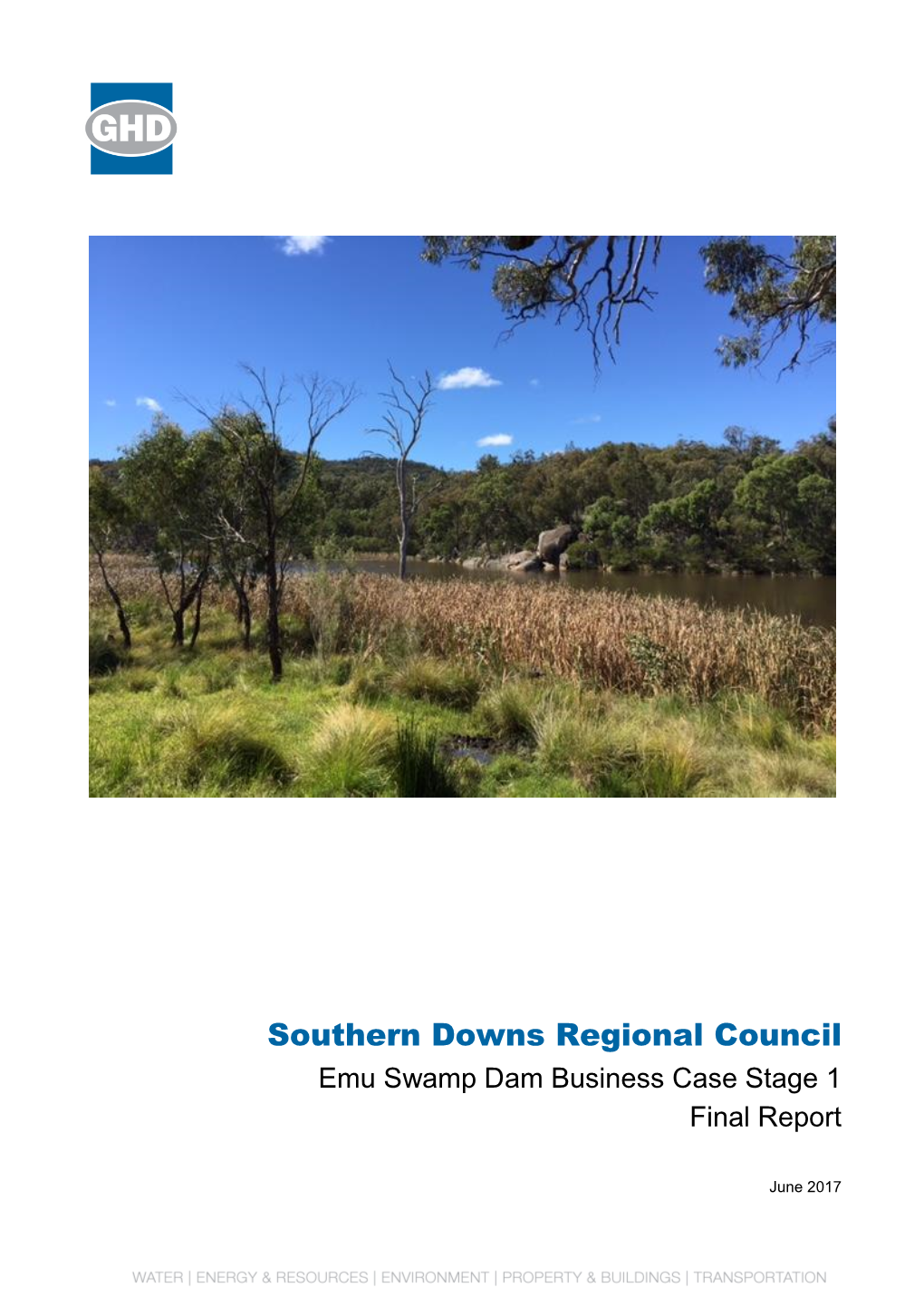 Emu Swamp Dam Business Case Stage 1 Final Report 20170602