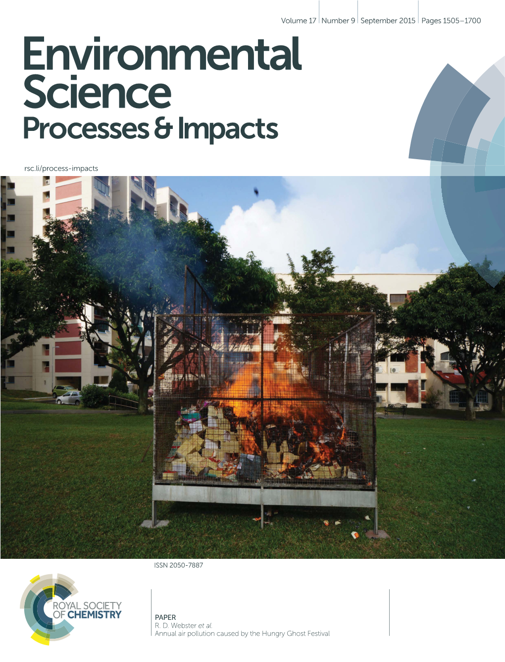 Annual Air Pollution Caused by the Hungry Ghost Festival Environmental Science Processes & Impacts