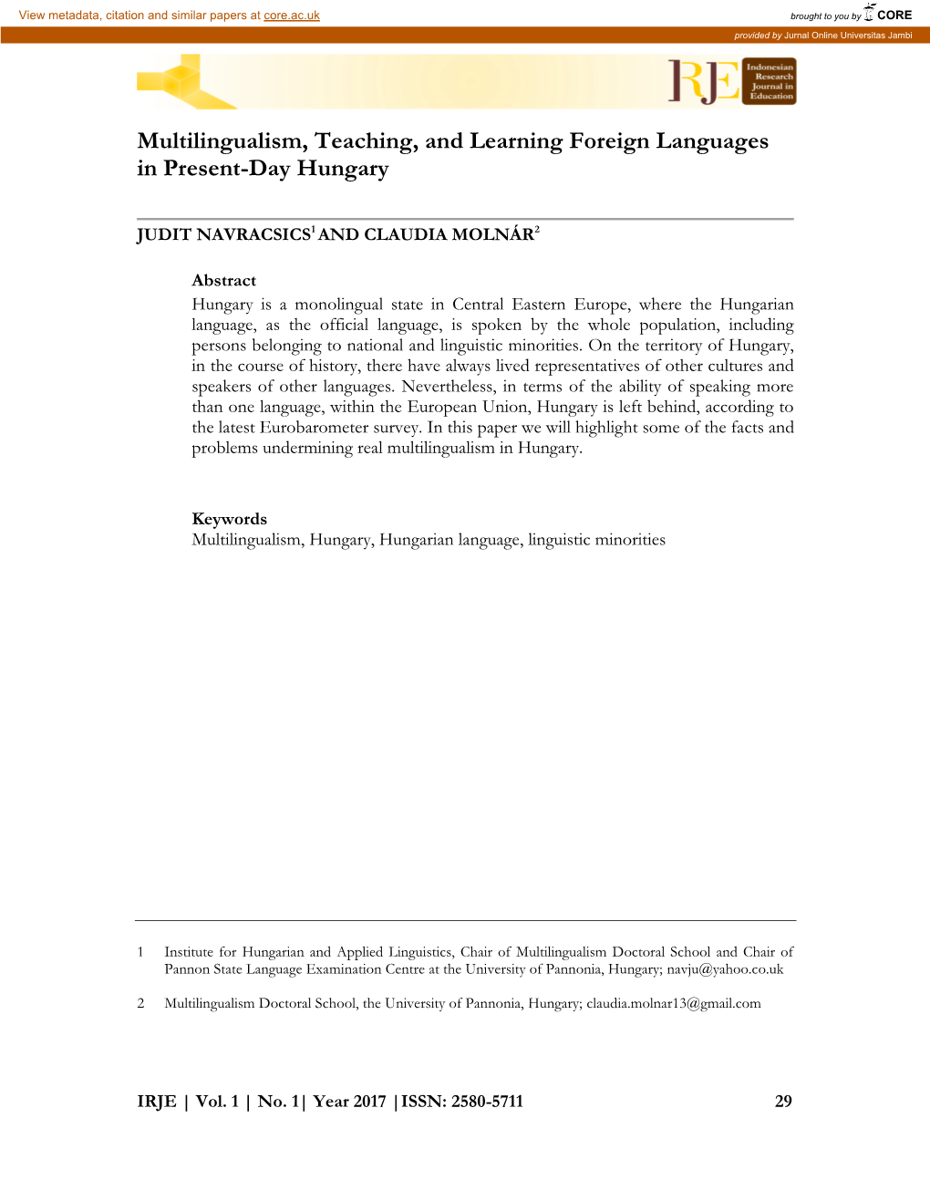 This Study Is Intended to Understand Teaching Quality of English Student