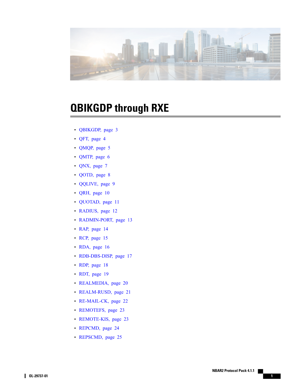 QBIKGDP Through RXE