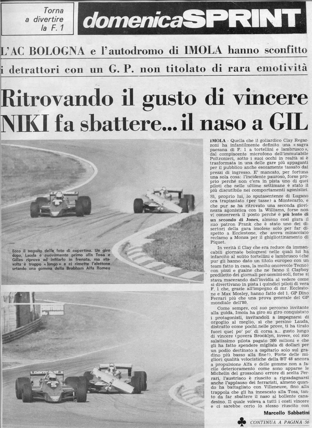 C/Osnesi/Casprint Ritrovando Il Gusto Di Vincere NIKI Fa Sbattere... Il