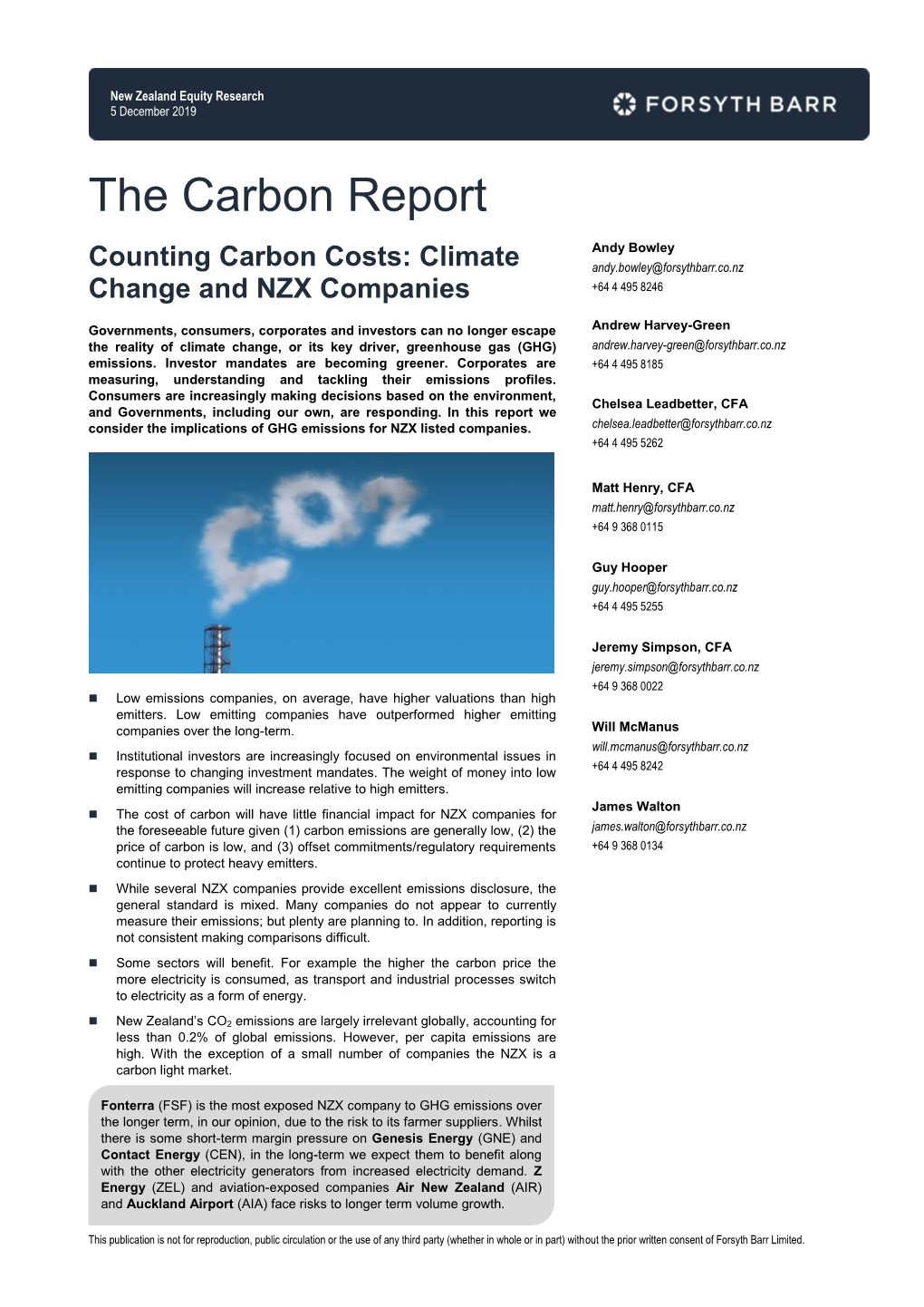 The Carbon Report