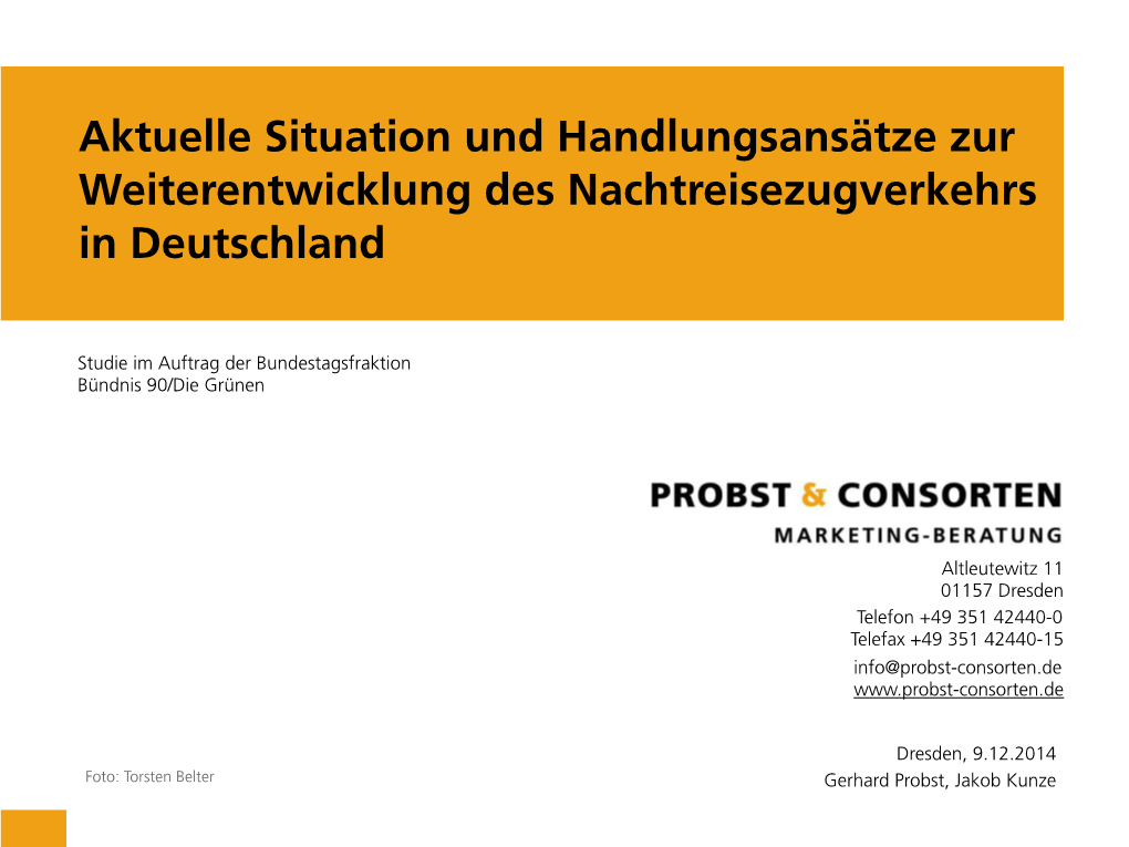 Studie Im Auftrag Der Bundestagsfraktion Bündnis 90/Die Grünen