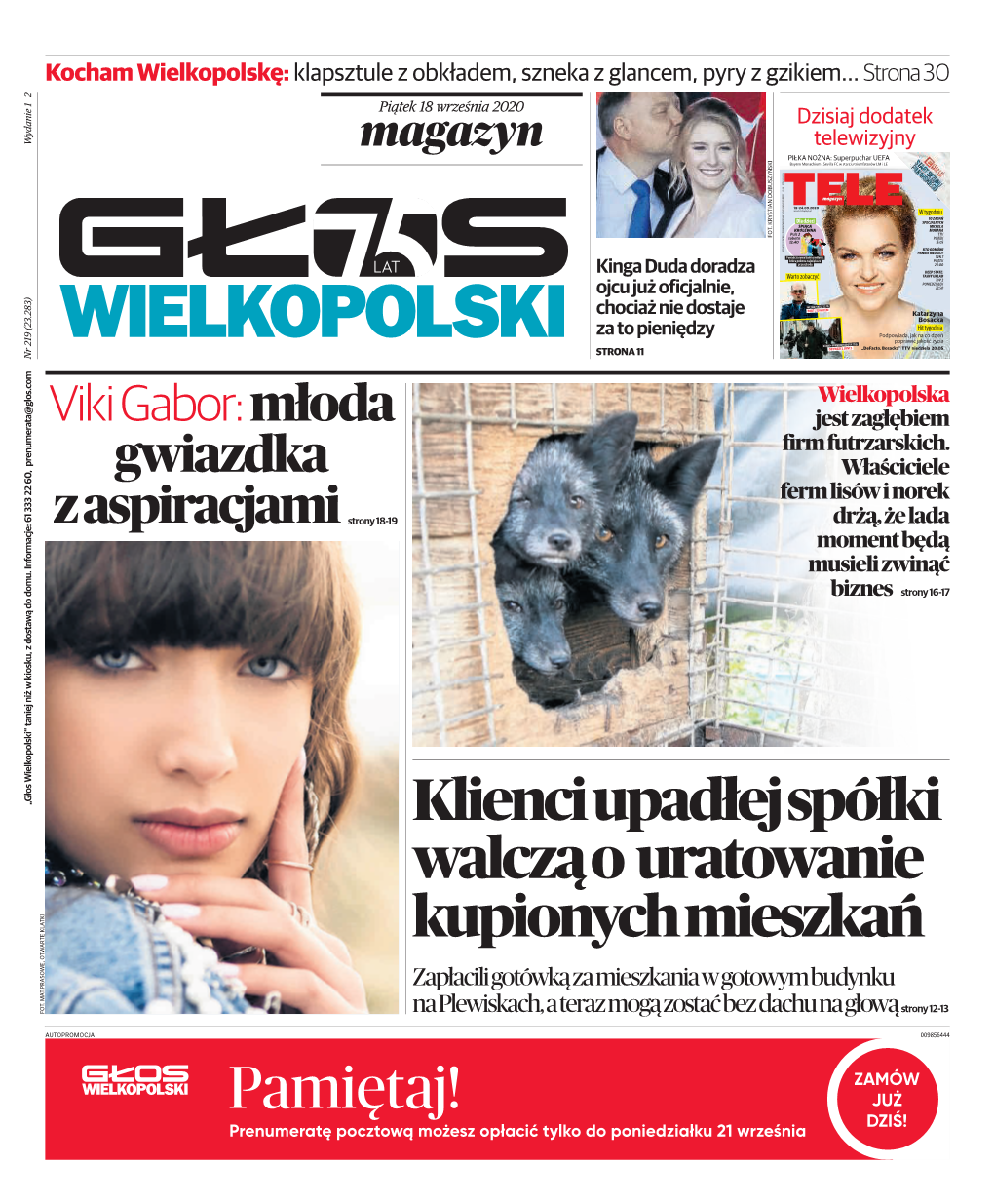 Glos Wielkopolski 18 09 2020