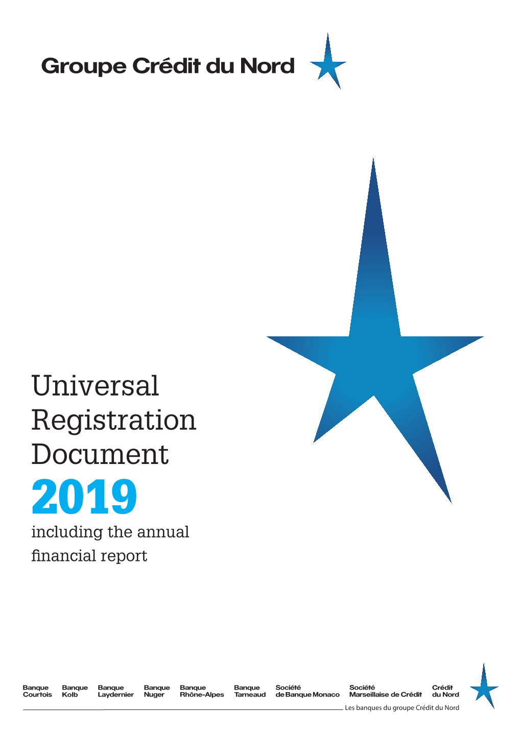 Universal Registration Document 2019 Including the Annual ﬁ Nancial Report