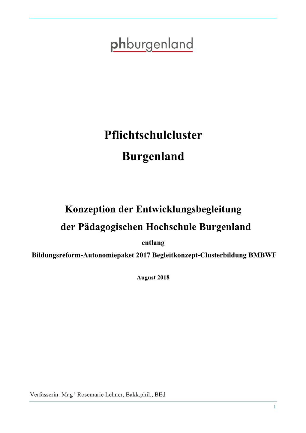 Pflichtschulcluster Burgenland