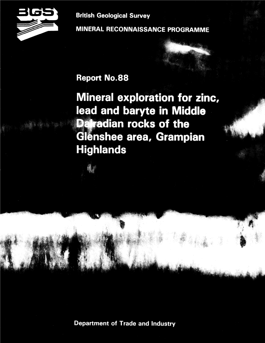 Mineral Exploration for Zinc, Lead and Baryte in Middle Dalradian Rocks of the Glenshee Area, Grampian Highlands