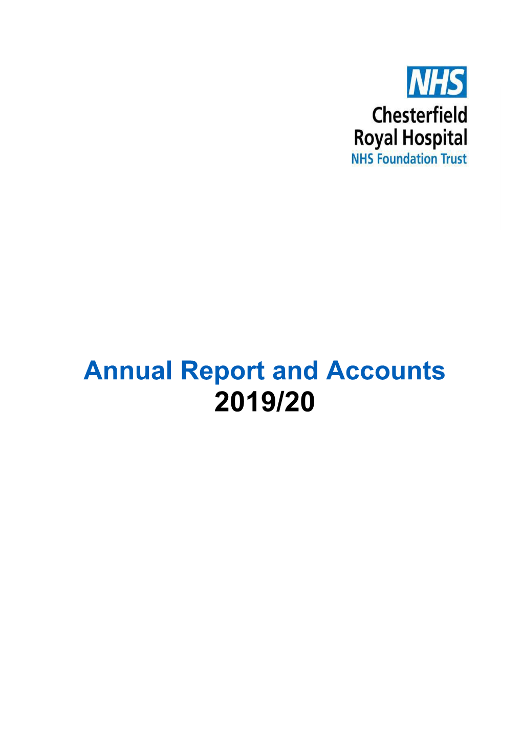 Chesterfield Royal Hospital NHS Foundation Trust: Annual Report And