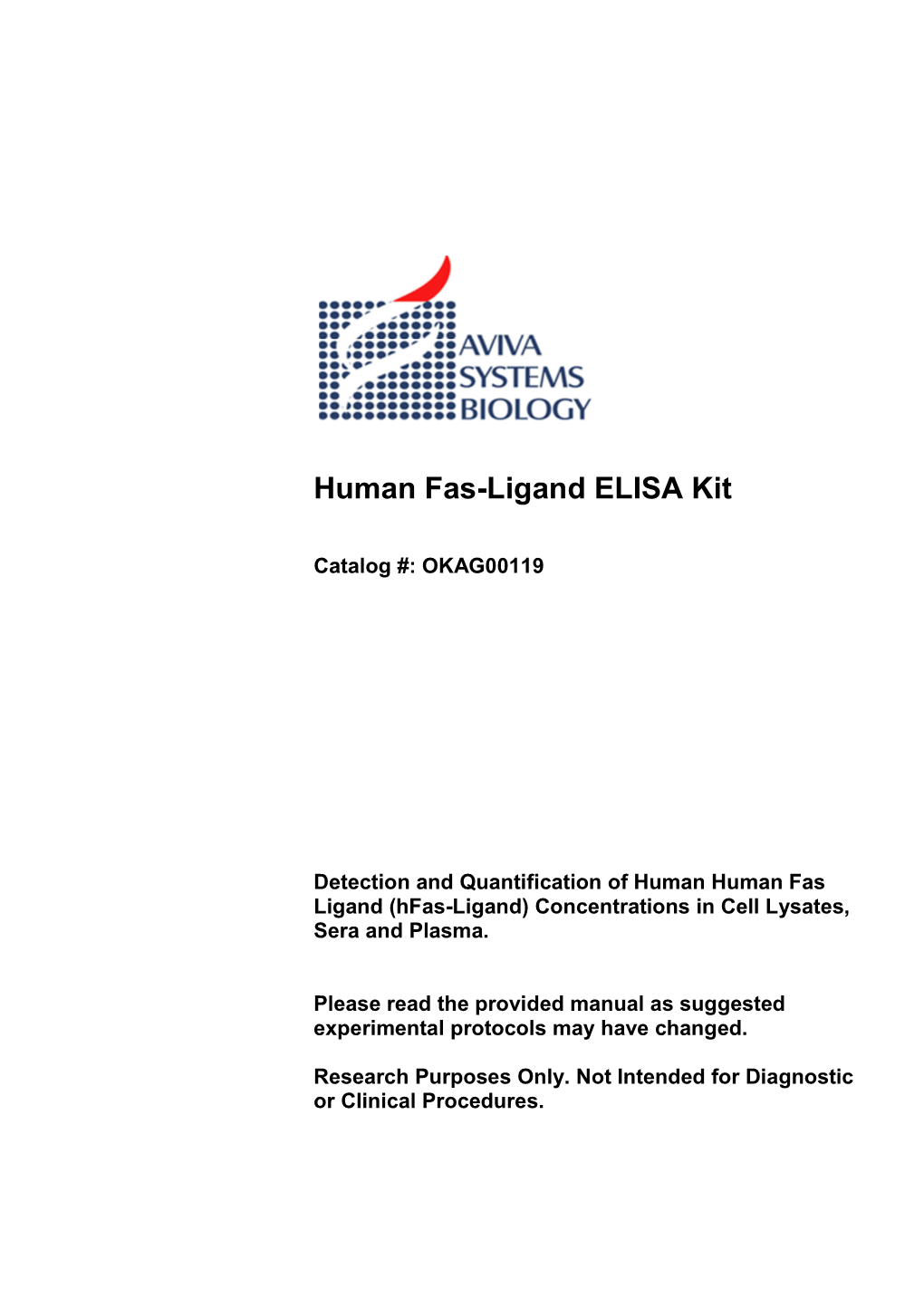 Human Fas-Ligand ELISA Kit