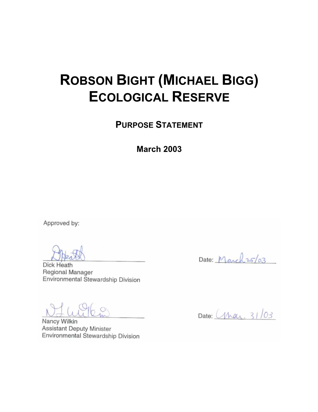 Robson Bight (Michael Bigg) Ecological Reserve