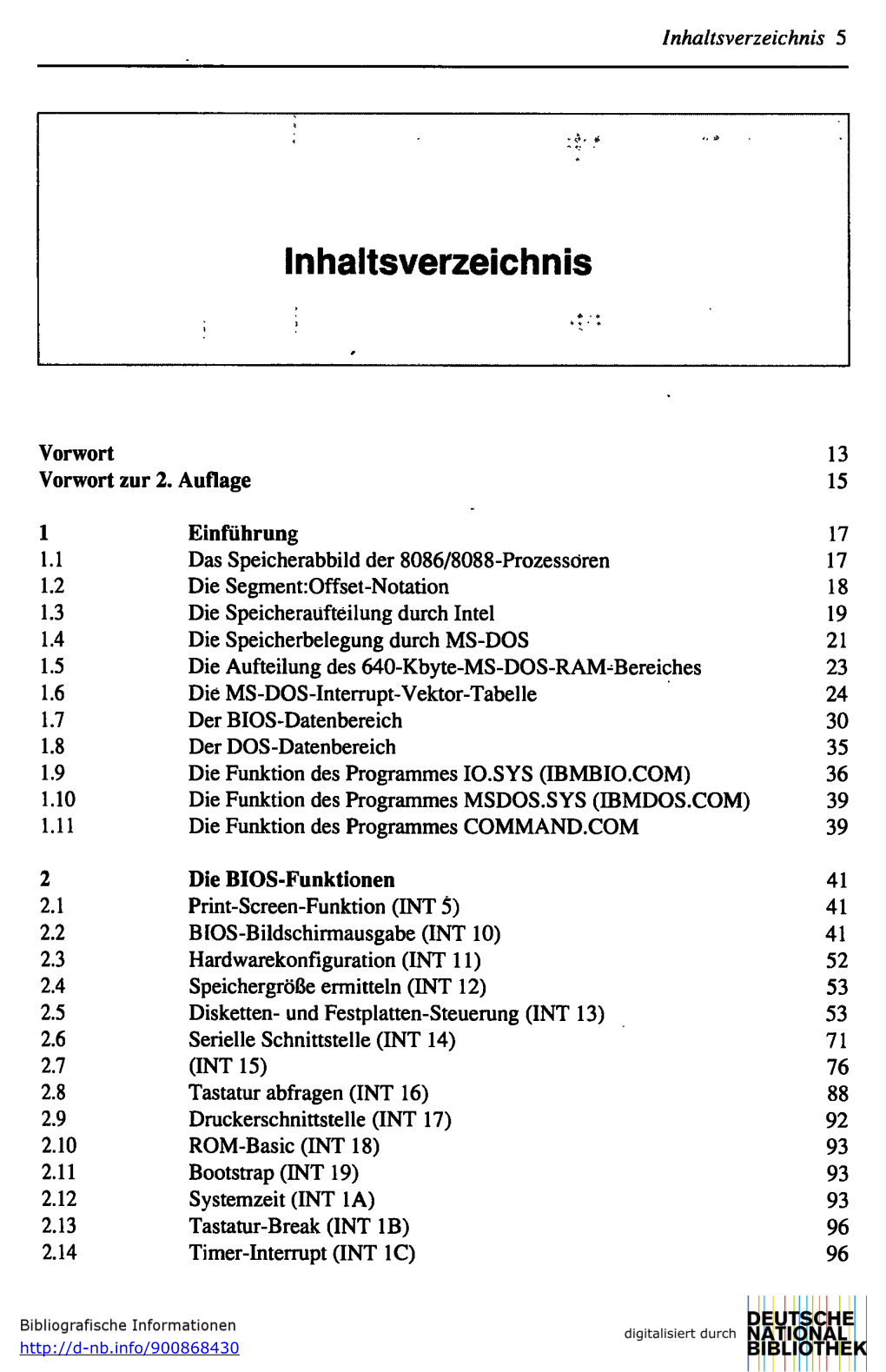 Inhaltsverzeichnis 5