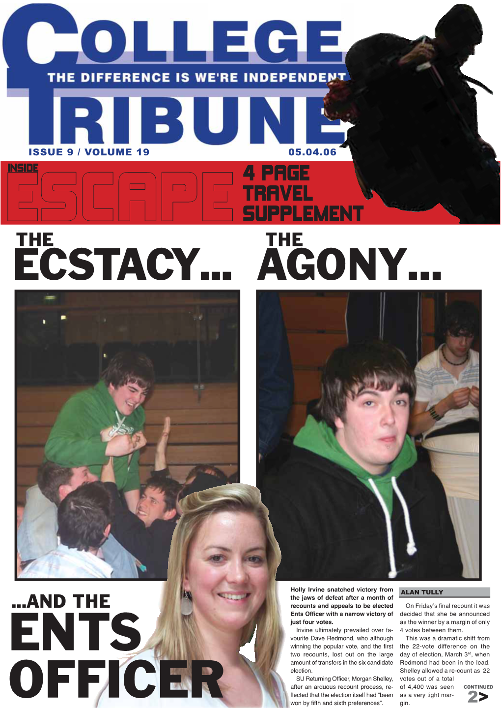 The the ...And the 4 Page Travel Supplement