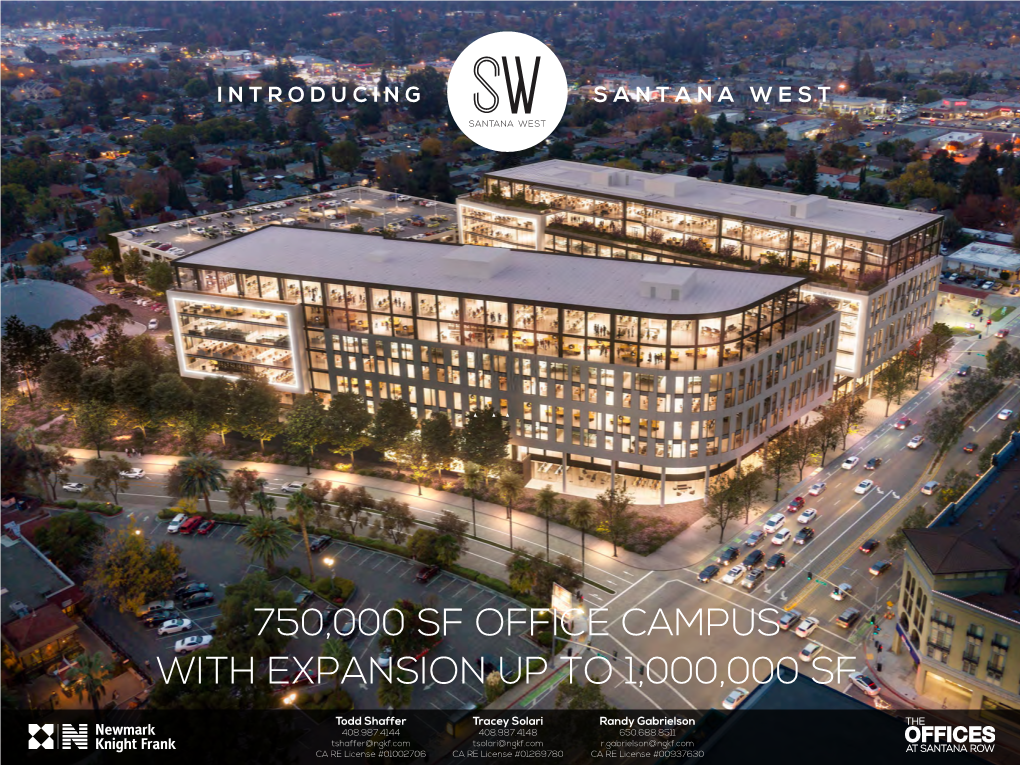750000 Sf Office Campus with Expansion up to 1000000 Sf