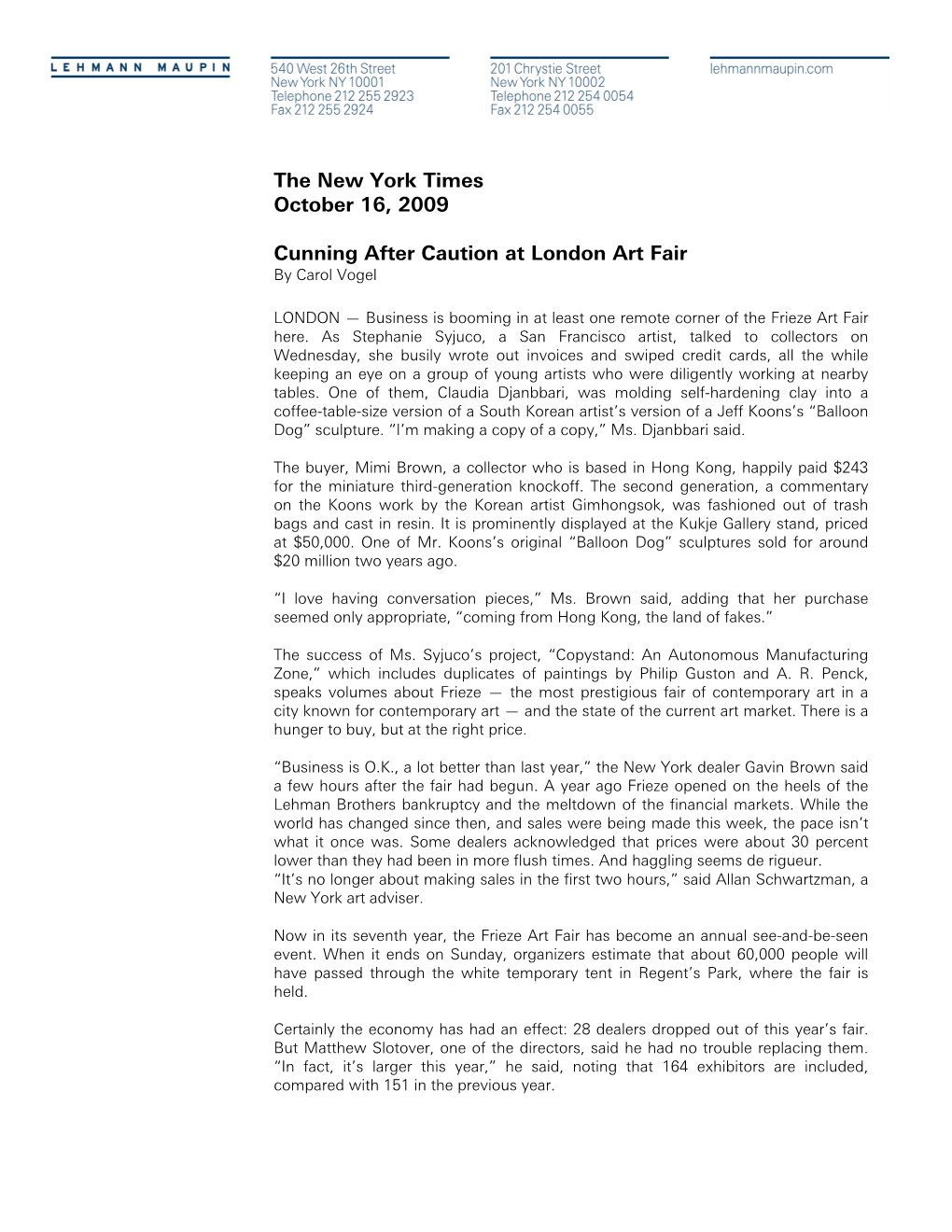 TE-Nytimes 10.16.09 Text