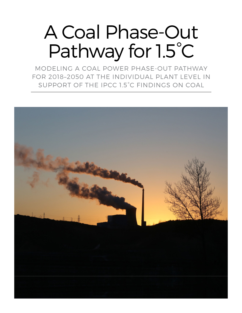 A Coal Phase-Out Pathway for 1.5°C