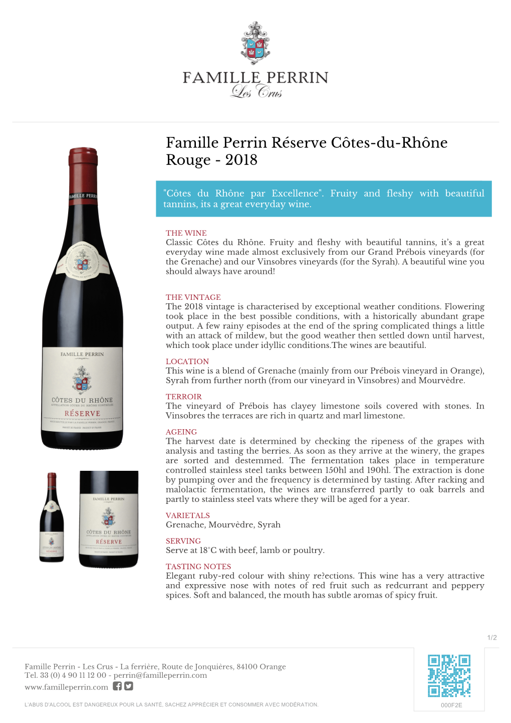 Famille Perrin | Design Vin.Co 000F2E