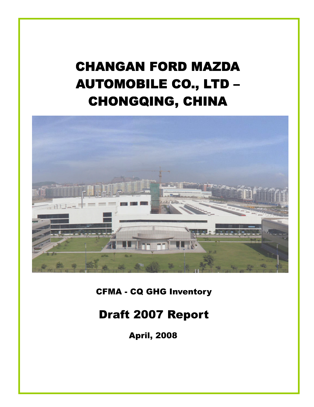 Changan Ford Mazda Automobile Co., Ltd Bile Co