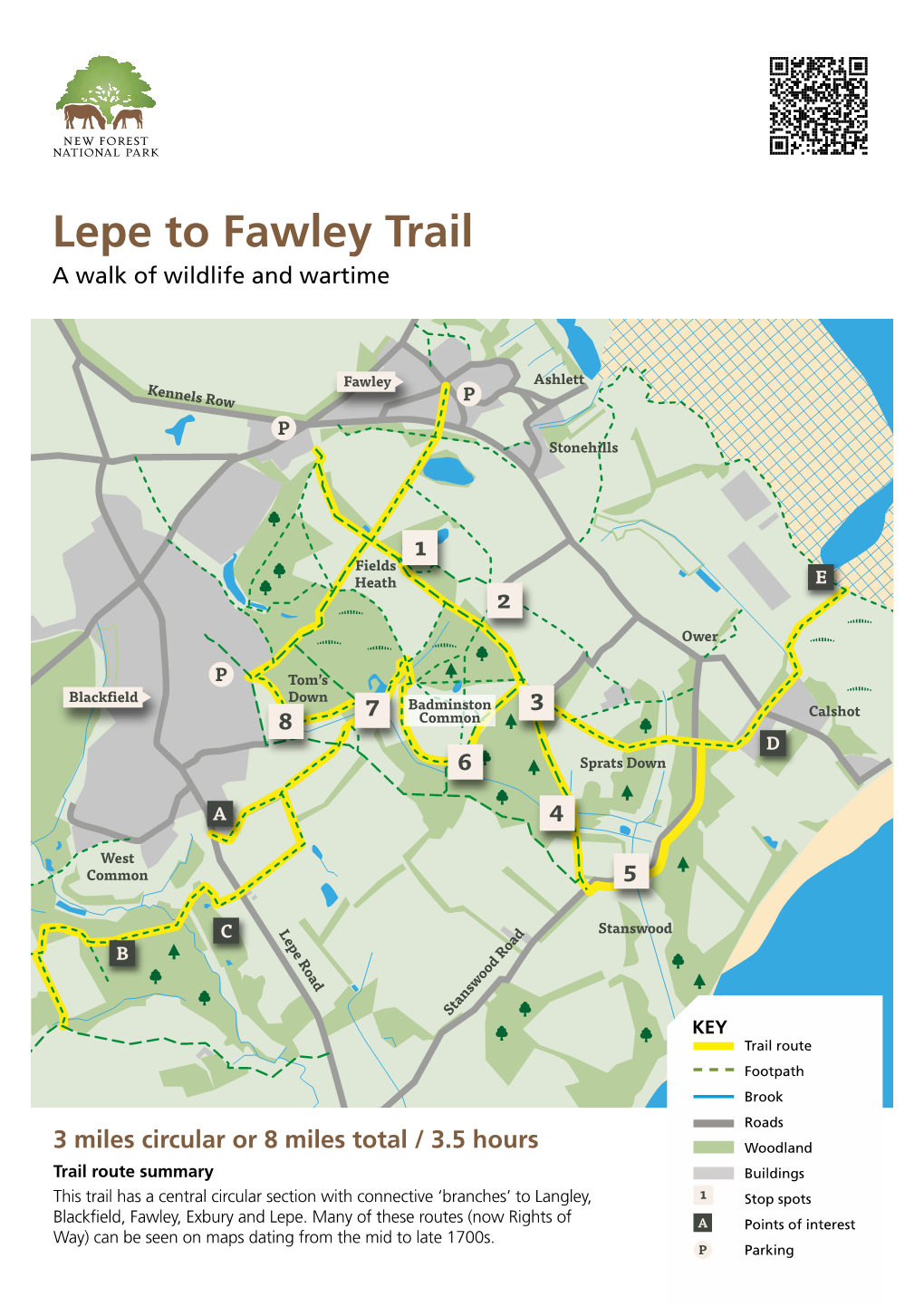 Lepe to Fawley Trail a Walk of Wildlife and Wartime