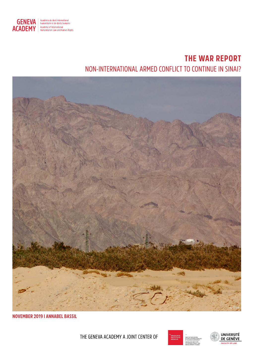 Non-International Armed Conflict to Continue in Sinai?