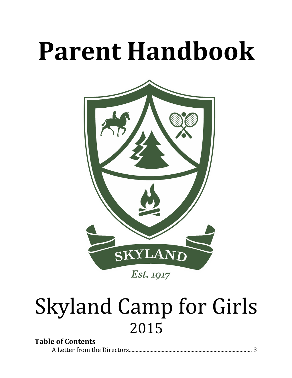 Skyland Camp for Girls