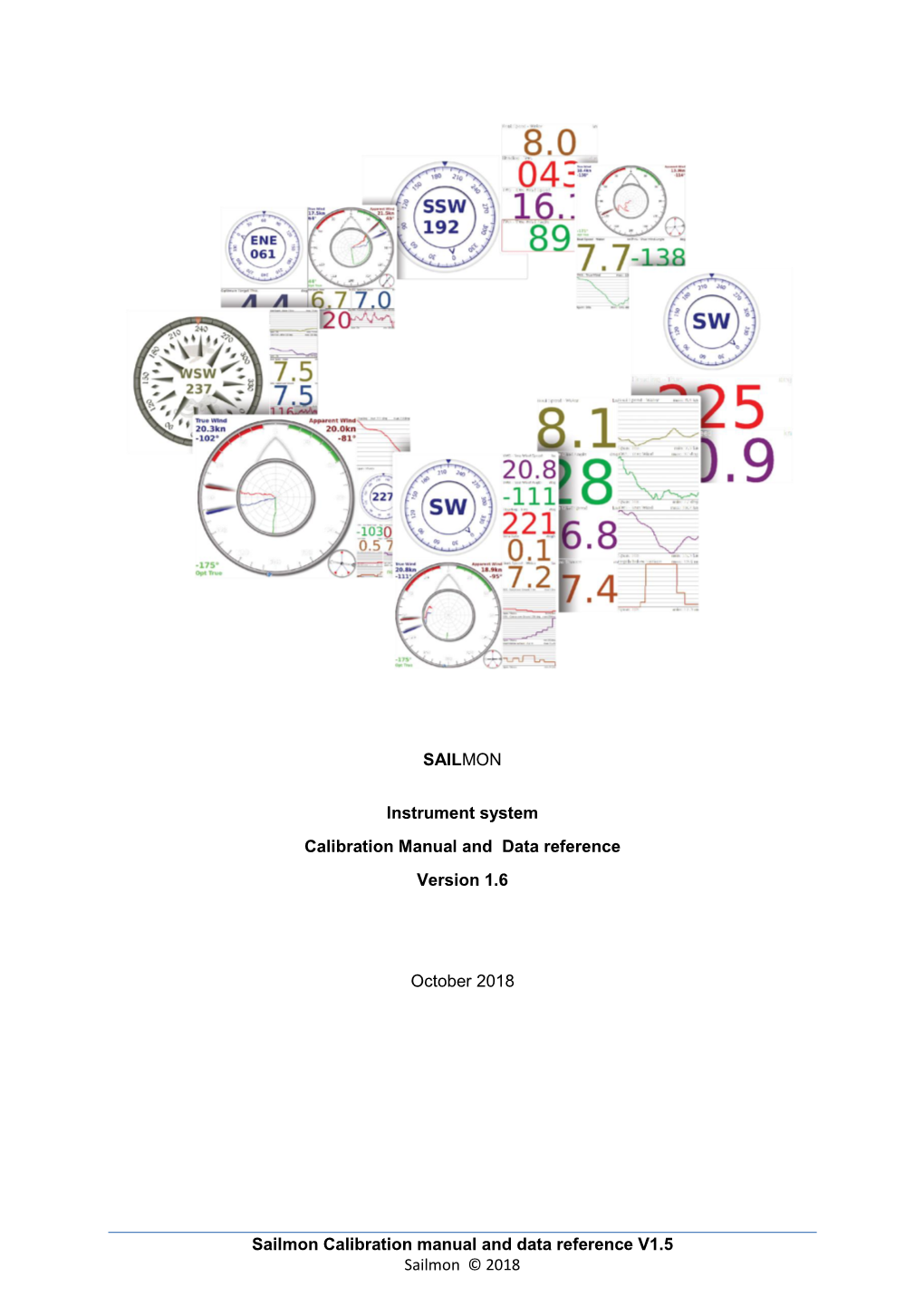 Sailmon Calibration Manual and Data Reference V1.5 Sailmon © 2018 2