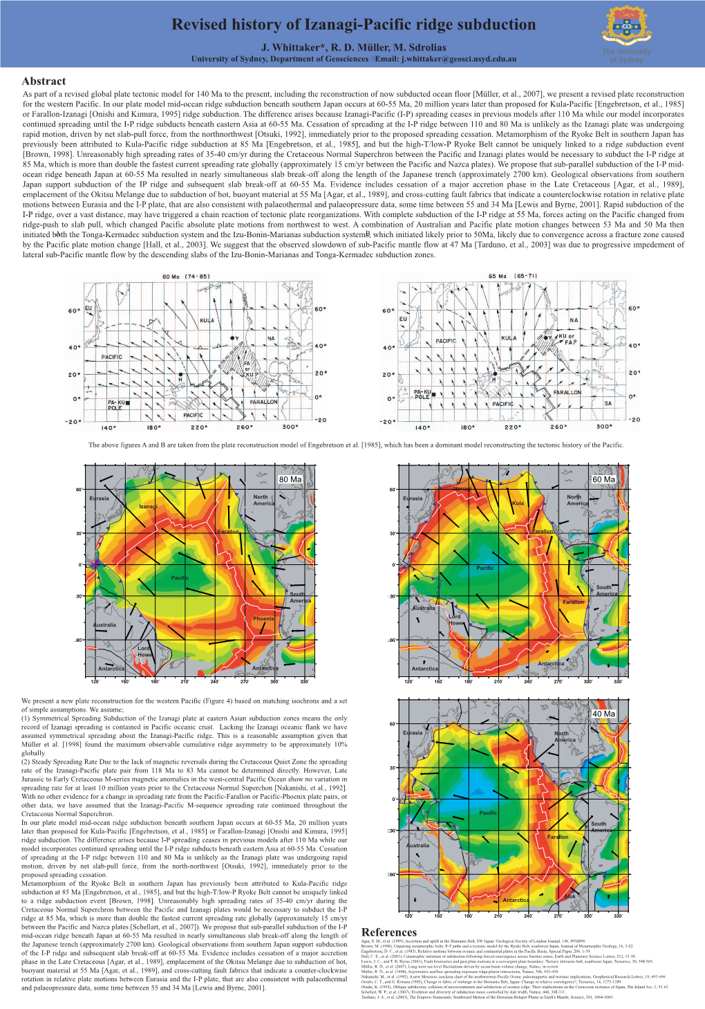 Revised History of Izanagi-Pacific Ridge Subduction