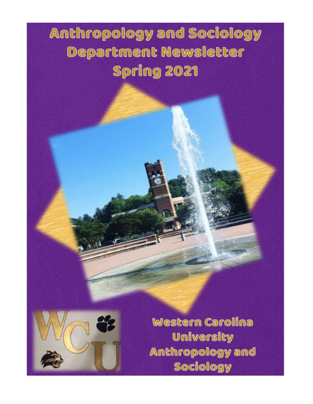 WCU's Anthropology and Sociology Department 2020-2021 Newsletter