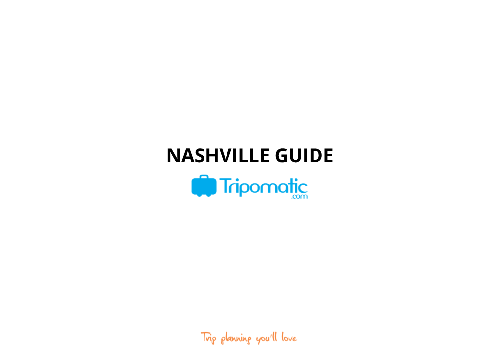 Nashville Guide