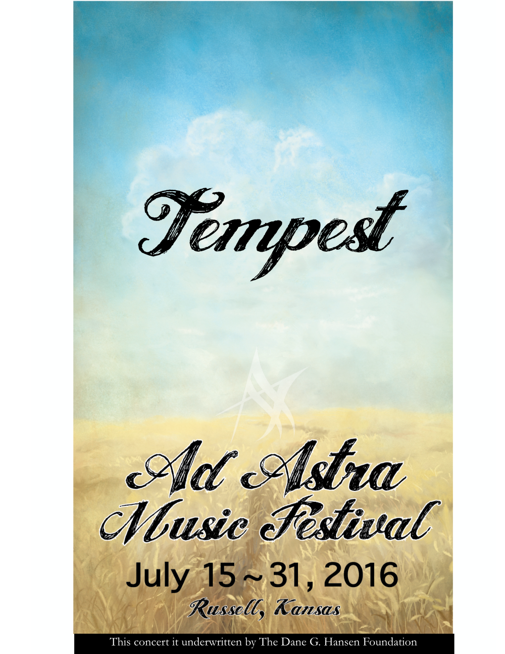 Tempest, 2016 HS Honor Choir Program for Website