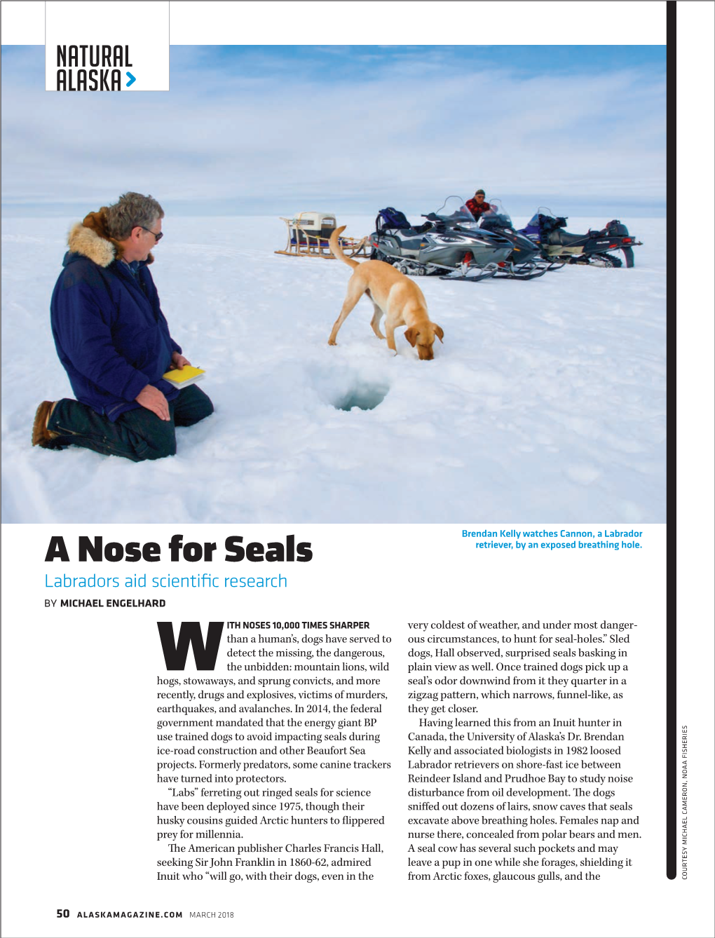 A Nose for Seals in Alaska, 2018