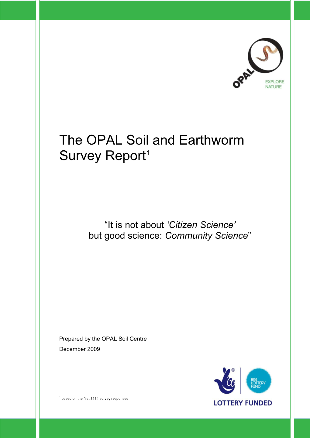 Soil and Earthworm Survey Report1
