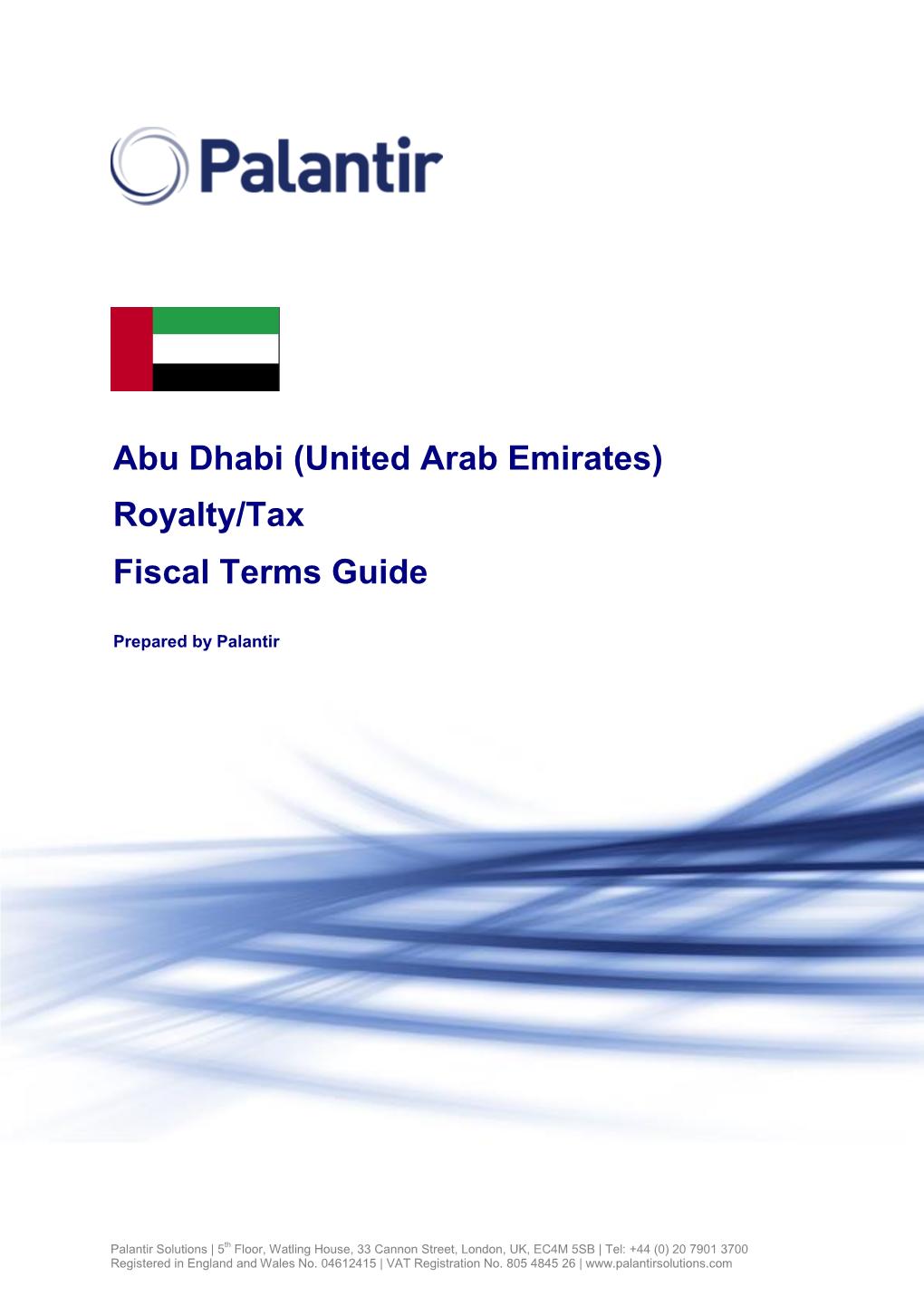 Abu Dhabi (United Arab Emirates) Royalty/Tax Fiscal Terms Guide