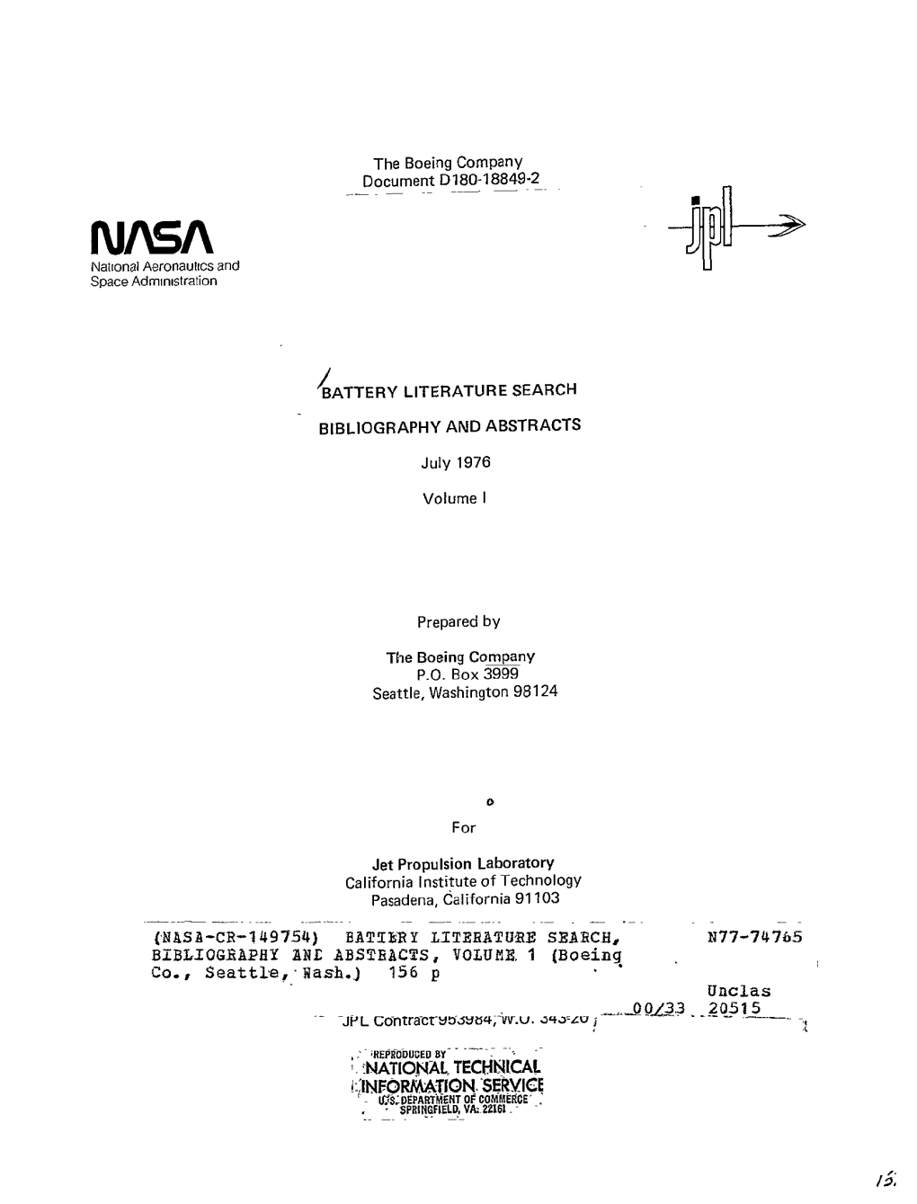 NASA .. National Aeronautics and Space Administration