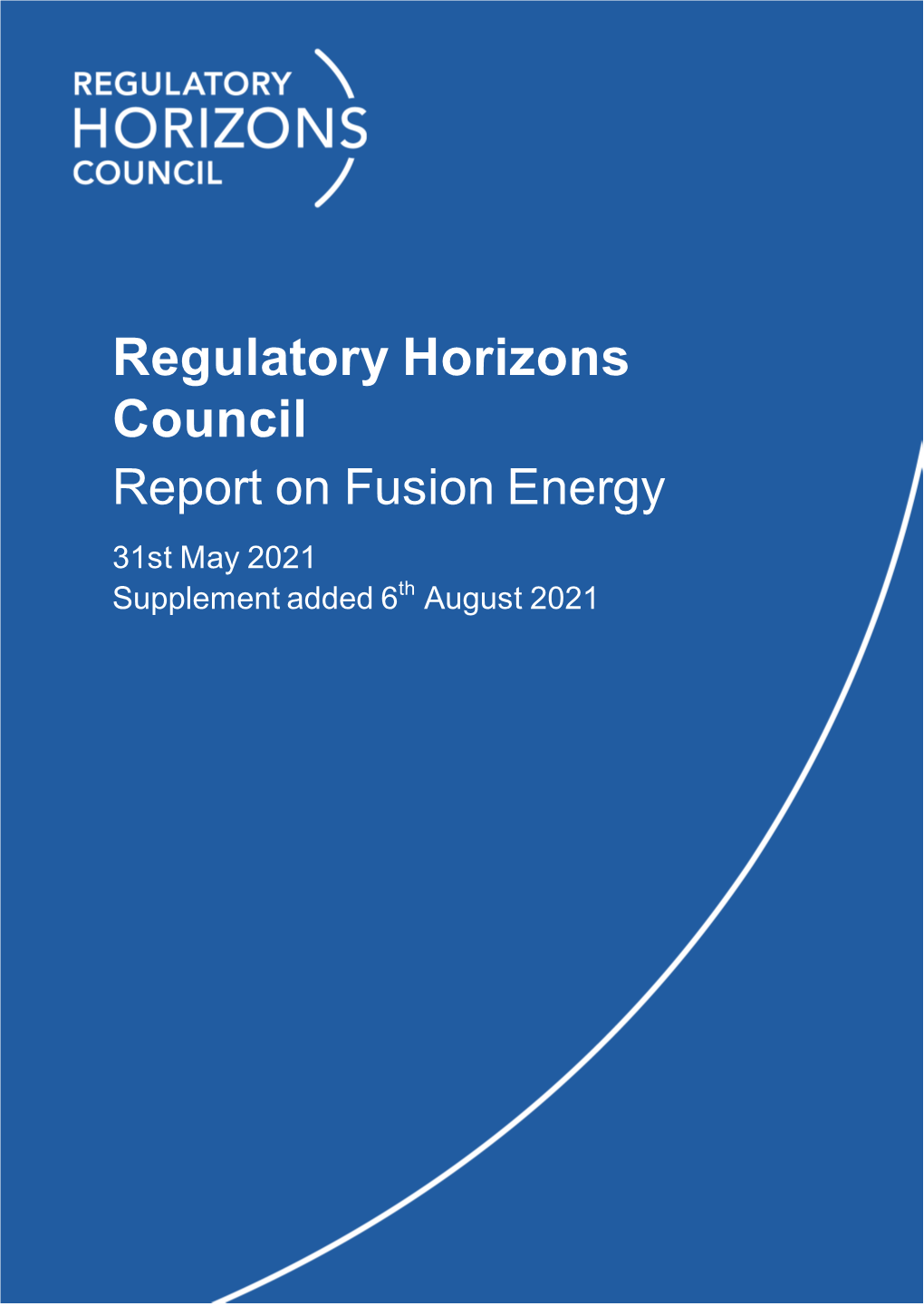 RHC Report on Fusion Energy 2021