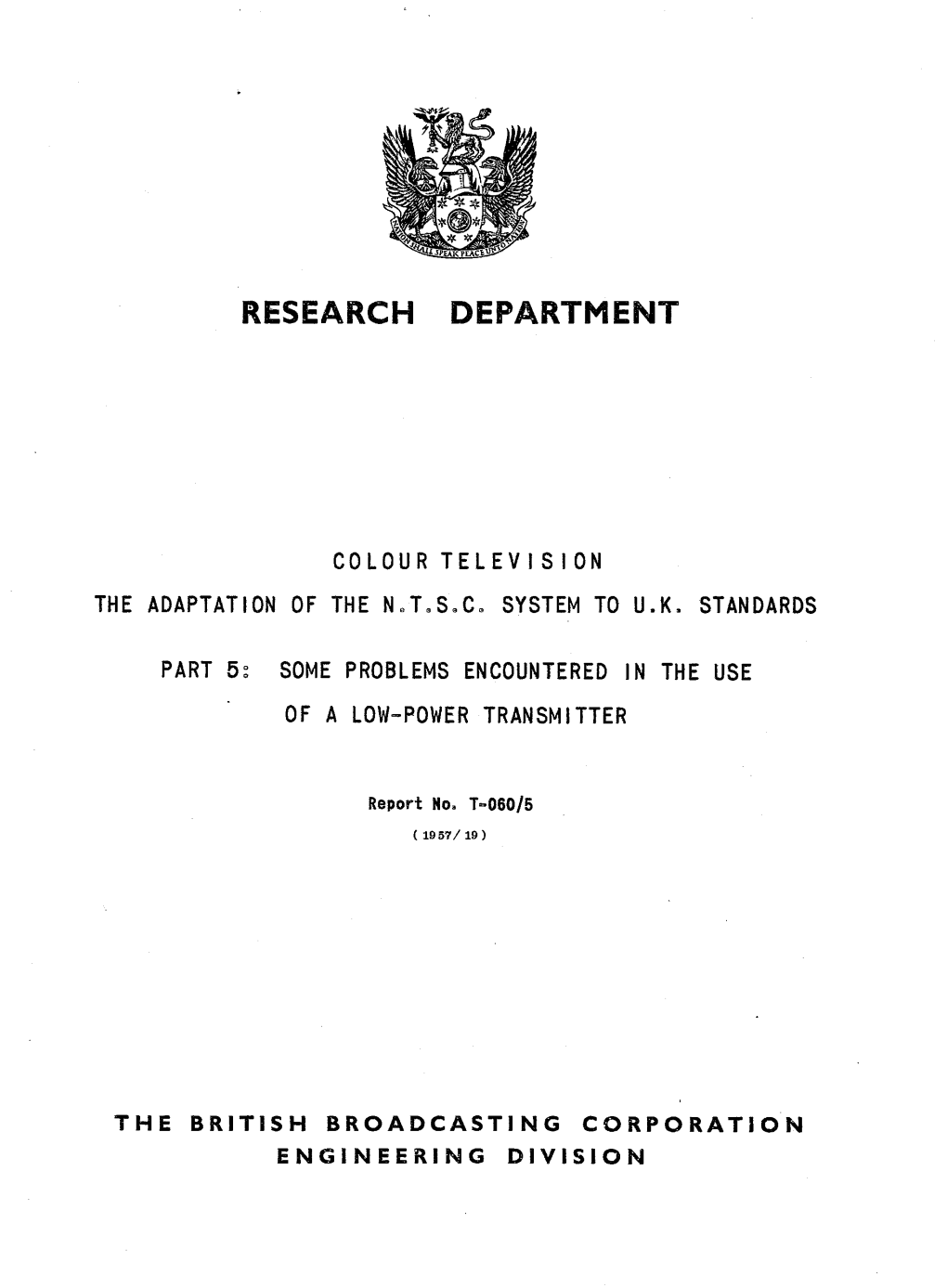 R&D Report 1957-19