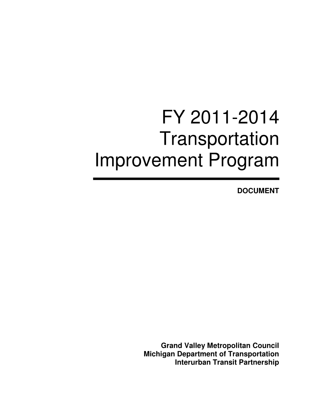 FY 2011-2014 TIP (Body Document)