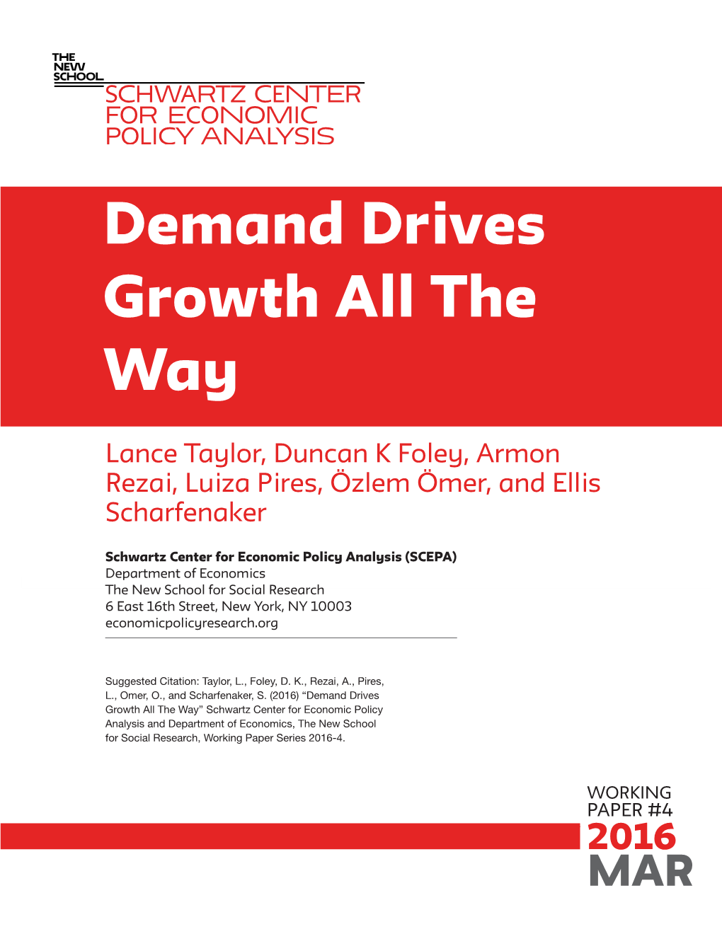 Demand Drives Growth All the Way