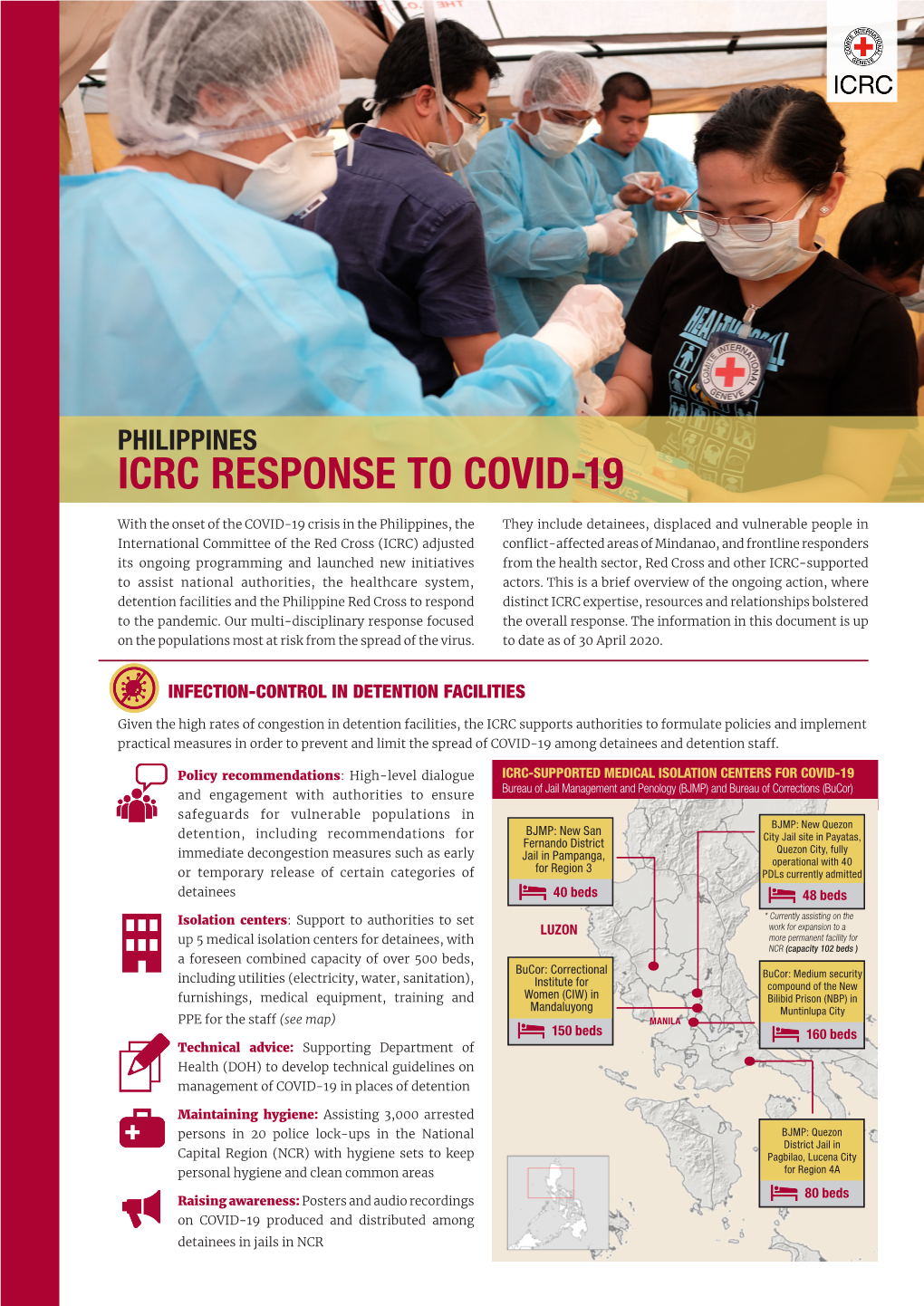 Philippines Icrc Response to Covid-19