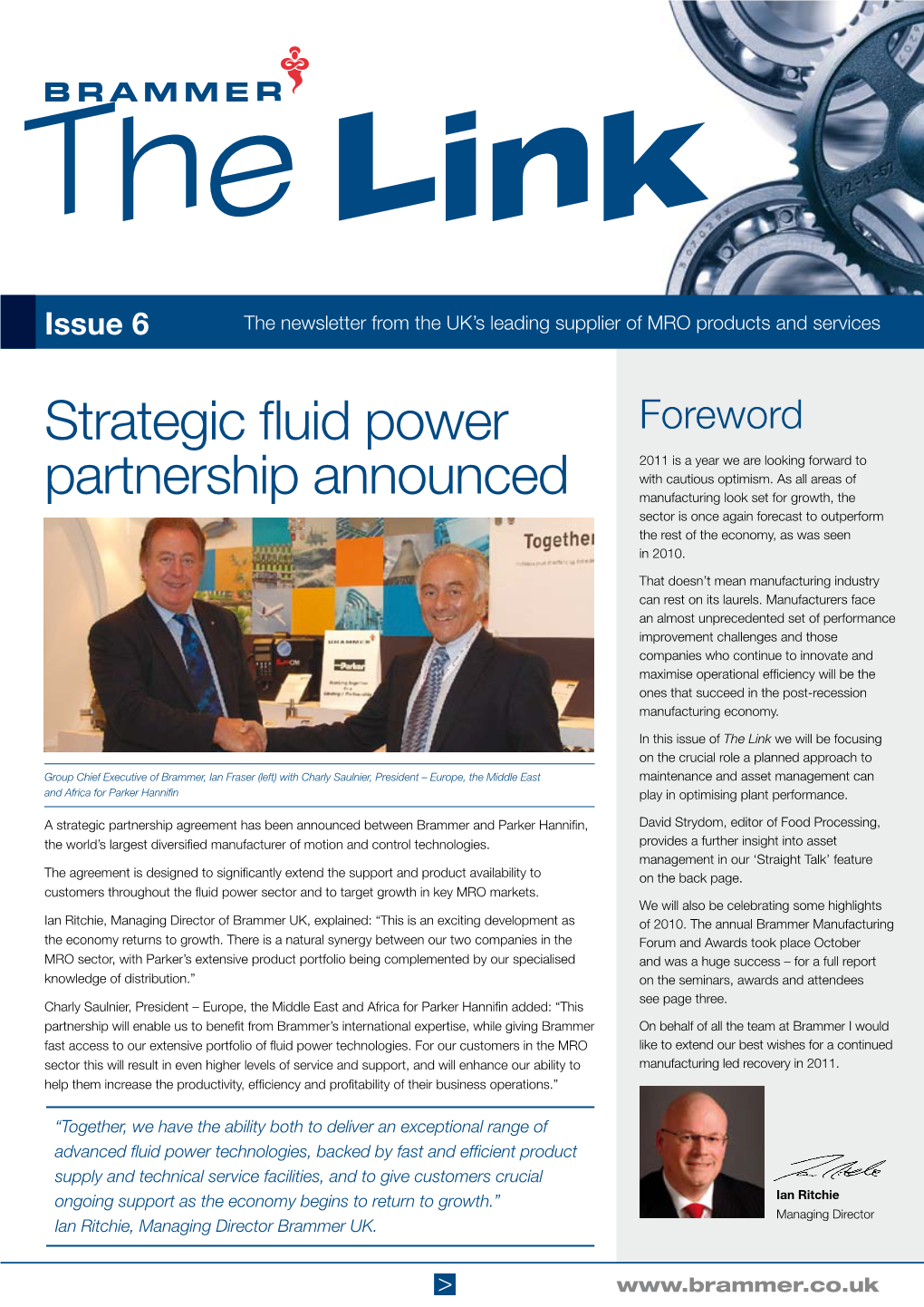 Strategic Fluid Power Partnership Announced