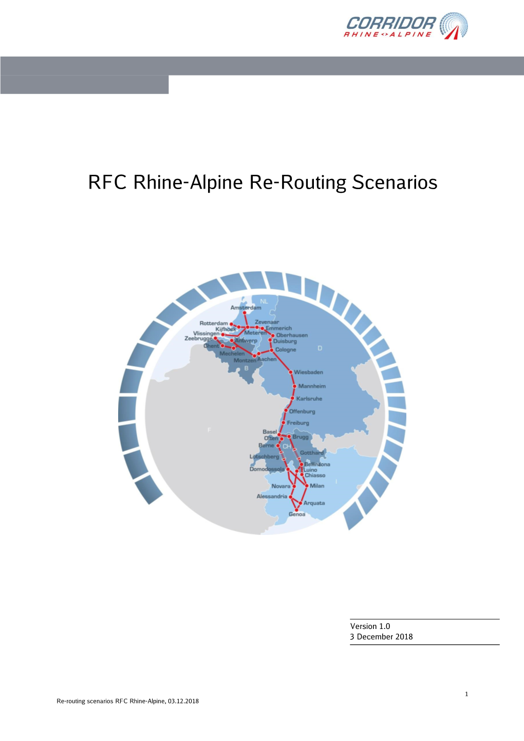RFC Rhine-Alpine Re-Routing Scenarios
