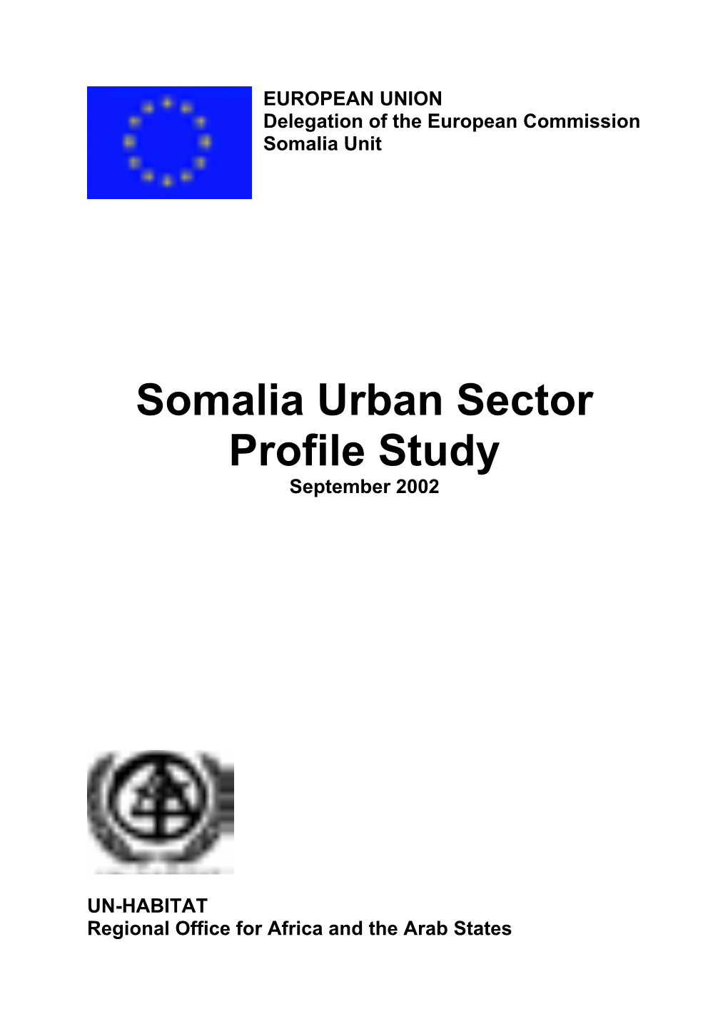 This Report Is Financed by the European Development Fund and Implemented by the United Nations Human Settlements Programme (UN-HABITAT)