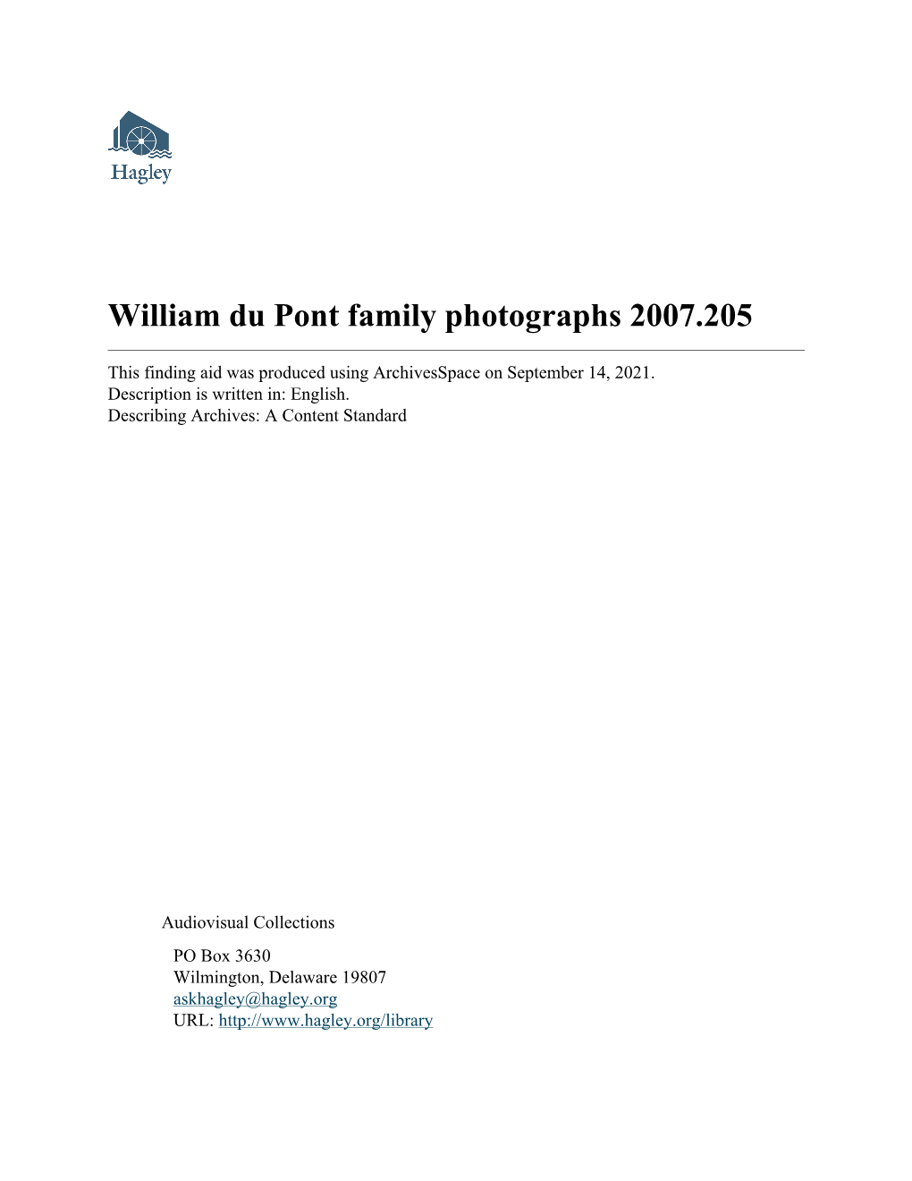William Du Pont and William Du Pont, Jr. Photographs