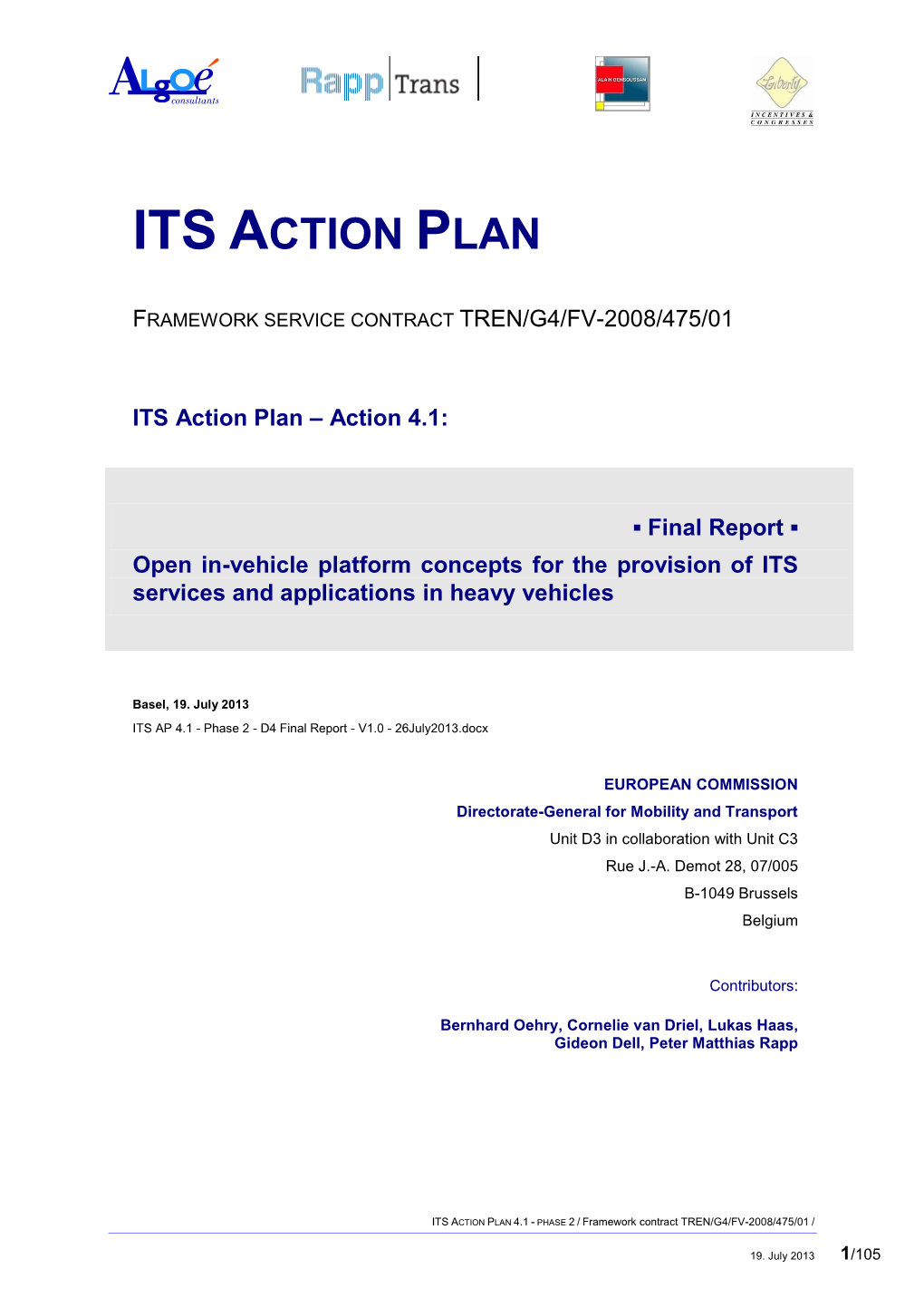 Its Action Plan