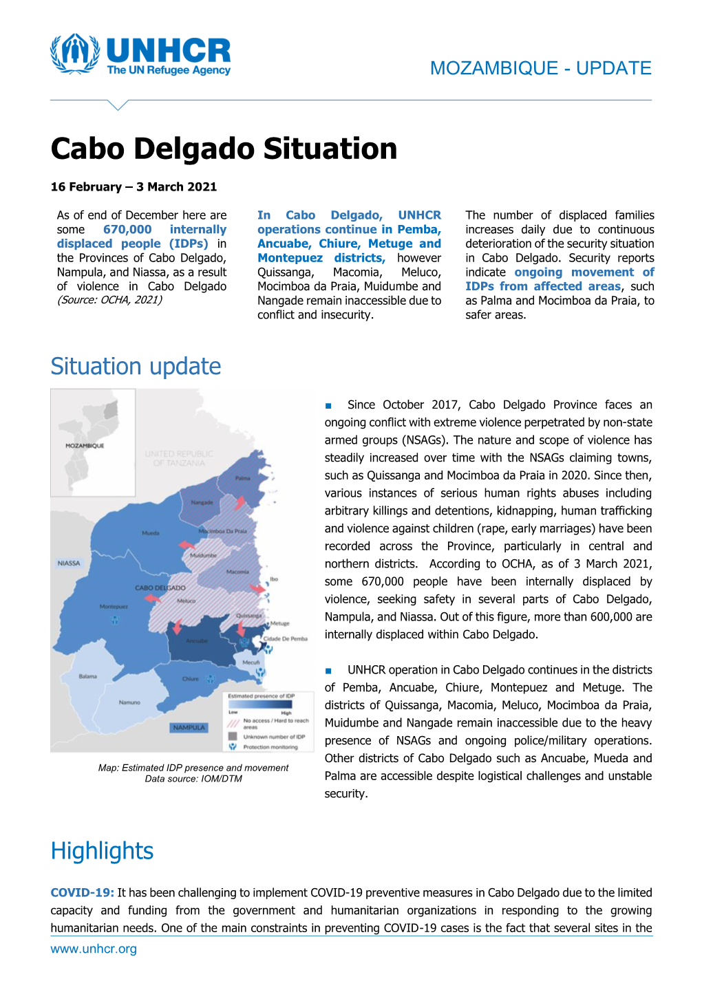 Cabo Delgado Situation
