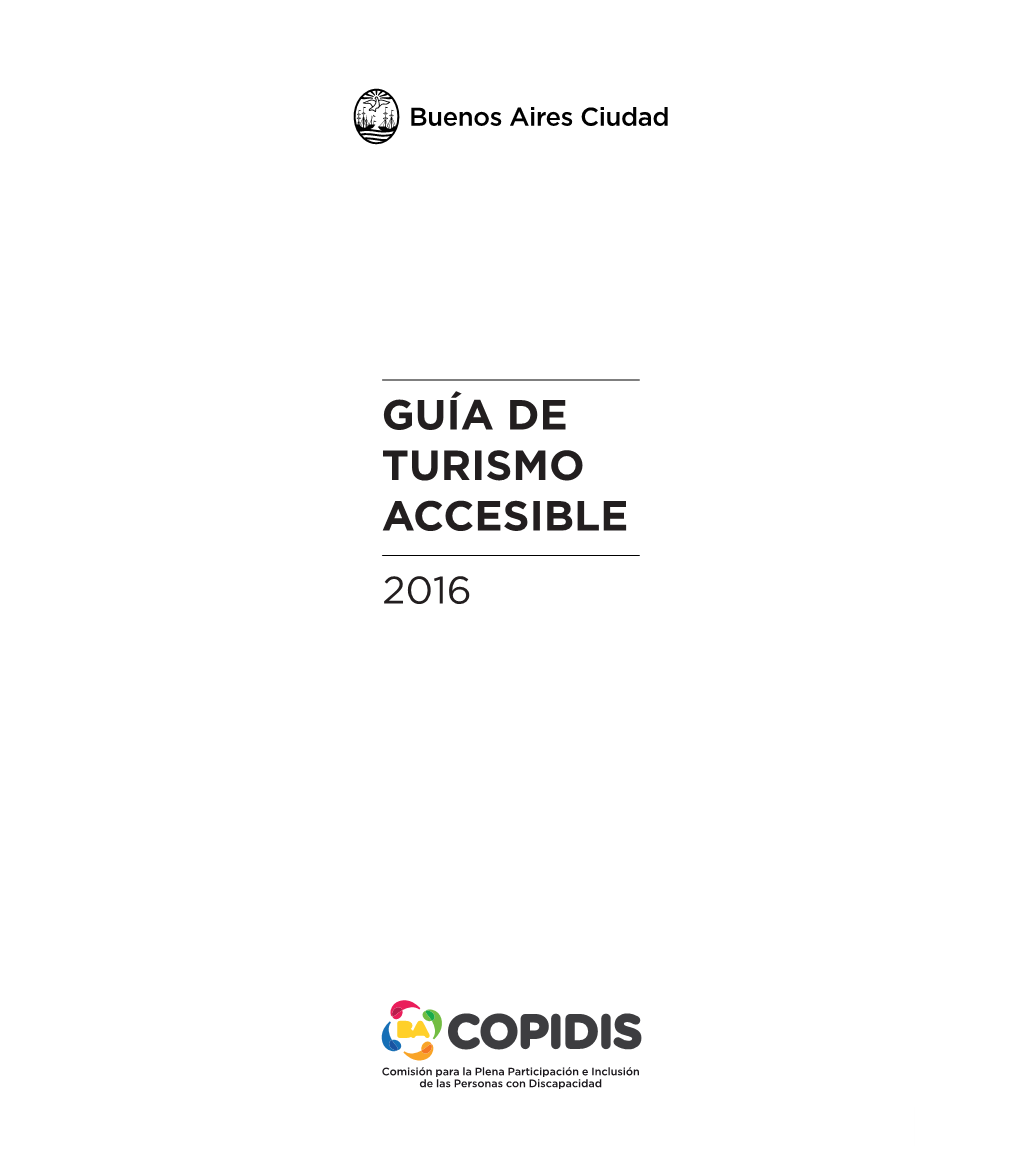 Guía De Turismo Accesible 2016