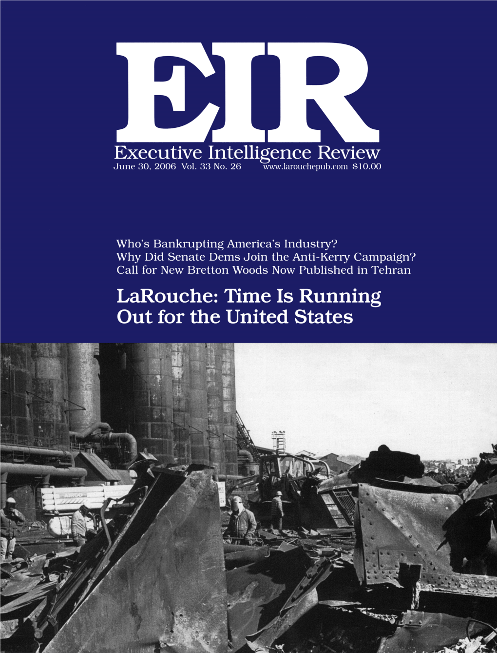 Executive Intelligence Review, Volume 33, Number 26, June 30