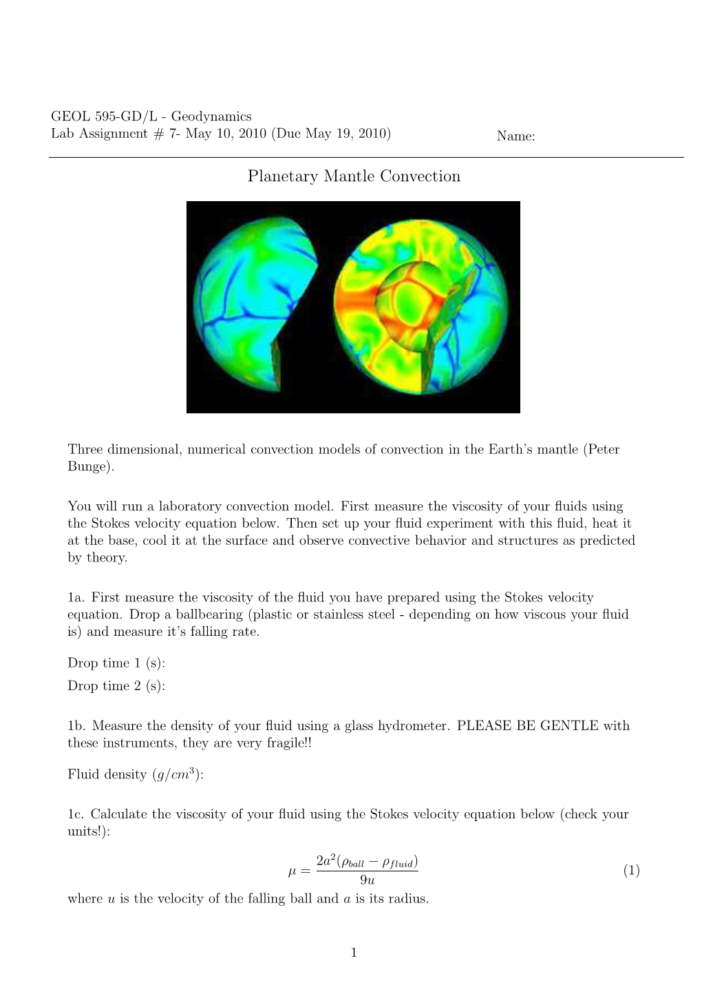 Planetary Mantle Convection