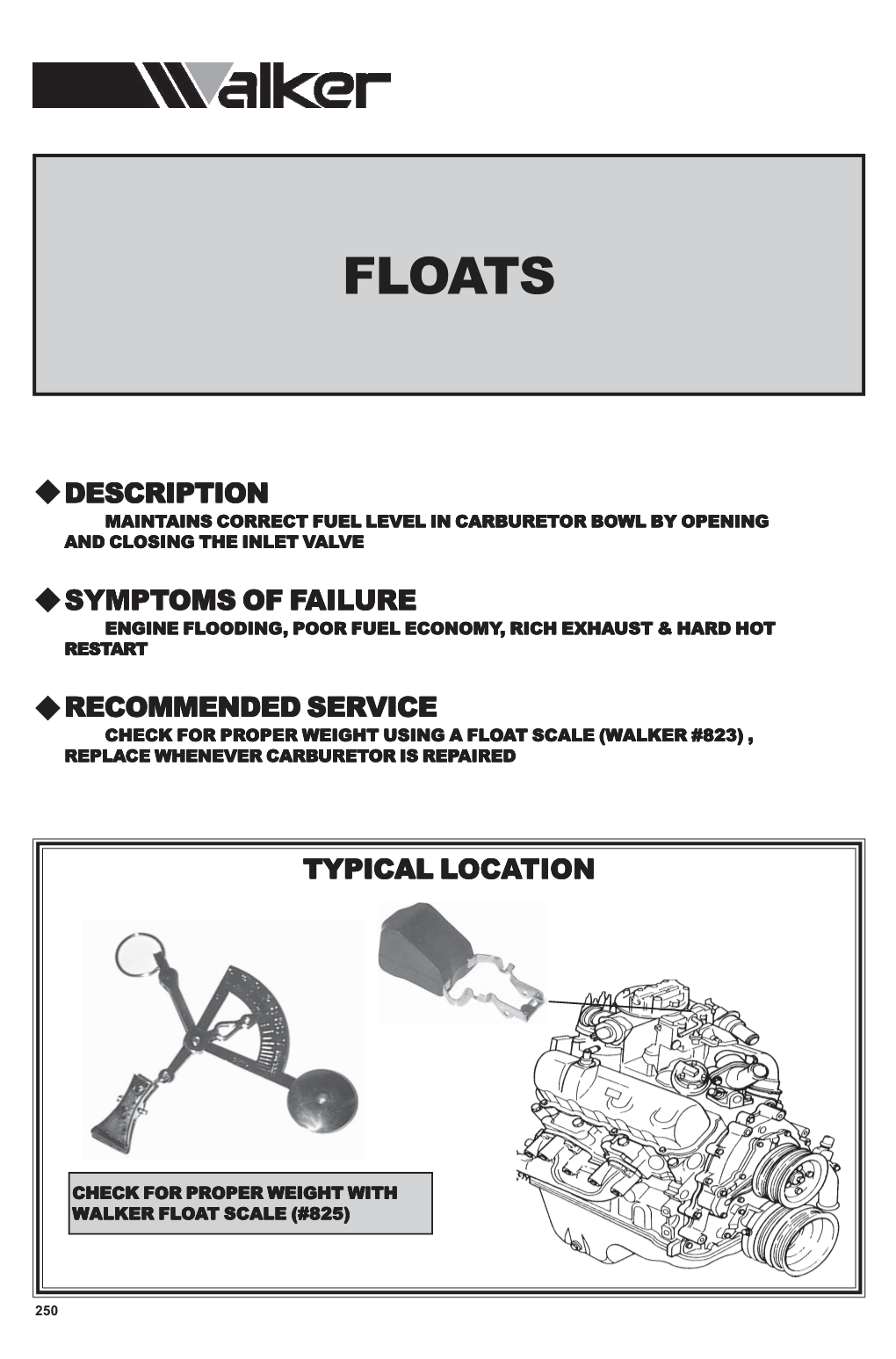 Carburetor Floats